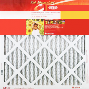 16x16x1  15.75 x 15.75  DuPont High Allergen Care Electrostatic Air Filter